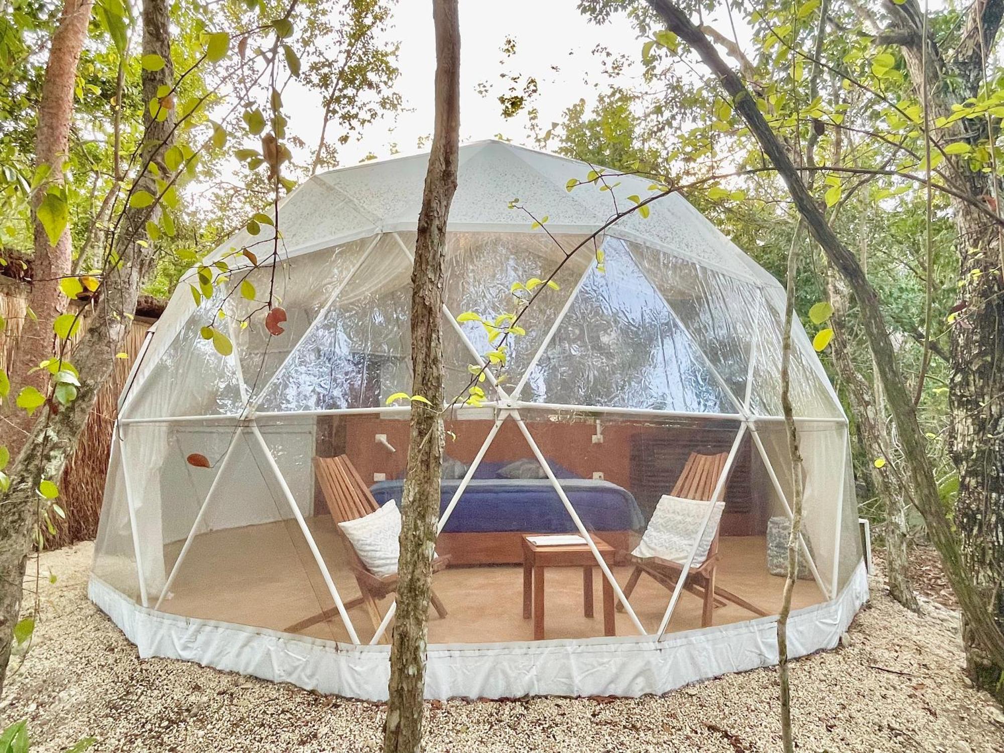 Ku Kuk Glamping Leilighet Chemuyil Rom bilde